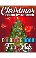Christmas Color By Number Coloring Book for Kids