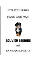 Je travaille dur pour que mon Bouvier Bernois ait la vie q'il mérite
