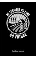 No Farmers No Food No Future. Dot Grid Journal