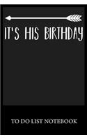 It's His Birthday