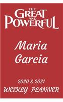 2020 & 2021 Two-Year Daily Planner - Best Gift For Marcia Garcia - Funny Appointment Book - Two Year Weekly Agenda Notebook For Goals & Tasks: Logbook - Starts Month of January - 2 Calendar Years of Monthly Plans - Personal Day Log