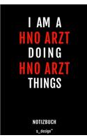 Notizbuch für HNO Ärzte / HNO Arzt / HNO Ärztin