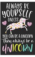 Always Be Yourself Unless You Can Be A Unicorn Then Always Be A Unicorn