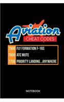 Aviation Cheat Codes Notebook: Pilot's notebook