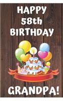 HAPPY 58th BIRTHDAY GRANDPA!