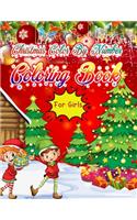 Christmas Color By Number Coloring Book for girls