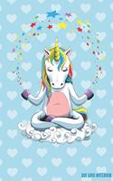 Dot Grid Notebook: Cute Meditating Yoga Unicorn Dotted Journal and Planner, Cute Dot Notebook and Organizer for Unique and Creative Calendars, To-Do Lists, Drawings, H