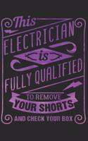 Electrician Notebook: Electrician Notebook The Perfect Gift Idea for Electrician or Electrician. The paperback has 120 white pages with dot matrix that assist you in writ