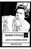 Harry Styles Adult Coloring Book: One Direction Singer and Teen Pop Idol, X Factor Star and Cultural Icon Inspired Adult Coloring Book