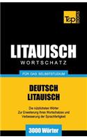 Litauischer Wortschatz für das Selbststudium - 3000 Wörter