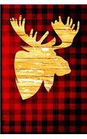 Buffalo Plaid Moose Journal