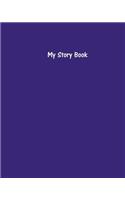 My Story Book - Create Your Own Picture Book with Purple Cover