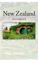 New Zealand: Notebook, 150 Lined Pages, Softcover, 6" x 9"