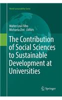 The Contribution of Social Sciences to Sustainable Development at Universities