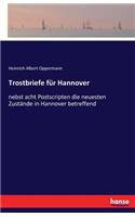 Trostbriefe für Hannover