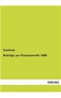 Beiträge zur Flottennovelle 1900: (German)