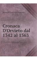 Cronaca d'Orvieto Dal 1342 Al 1363