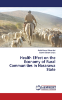 Health Effect on the Economy of Rural Communities in Nasarawa State