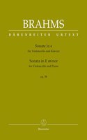 Sonata in E minor Op.38 for Violoncello & Piano