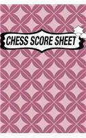 Chess Score Sheet