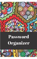 Password Organizer with tabs, logbook