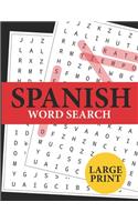 Large Print Spanish Word Search