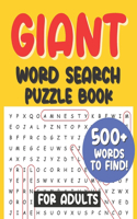 Giant Word Search Puzzle Book for Adults 500+ Words to Find!