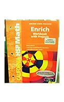 Harcourt School Publishers Math California: Enrichment Workbook W/Project Student Edition Grade 5