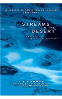 Streams in the Desert, Large Print