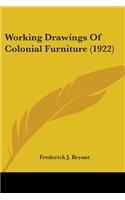 Working Drawings Of Colonial Furniture (1922)