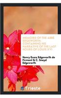 Memoirs of the Abbé Edgeworth