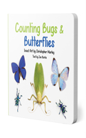 Counting Bugs & Butterflies Insect Art by Christopher Marley Board Book