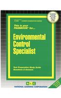 Environmental Control Specialist: Passbooks Study Guide