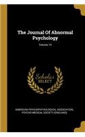 Journal Of Abnormal Psychology; Volume 14
