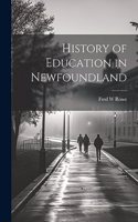 History of Education in Newfoundland