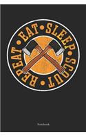 Eat Sleep Scout Repeat Notebook