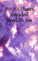 2019 - 2020 Planner Homeschool Journal for Mom