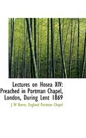 Lectures on Hosea XIV