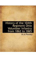 History of the 104th Regiment Ohio Volunteer Infantry from 1862 to 1865