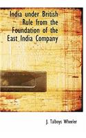 India Under British Rule from the Foundation of the East India Company: (English)