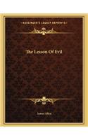 The Lesson of Evil