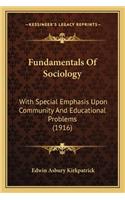Fundamentals of Sociology