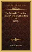 Works In Verse And Prose Of William Shenstone V1 (1777)