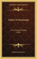 Archives De Parasitologie