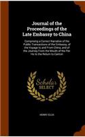 Journal of the Proceedings of the Late Embassy to China