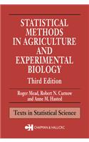Statistical Methods in Agriculture and Experimental Biology