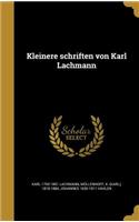 Kleinere schriften von Karl Lachmann