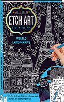 Kaleidoscope Etch Art Creations: World Landmarks