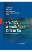 HIV/AIDS in South Africa 25 Years on