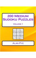 200 Medium Sudoku Puzzles Volume 1